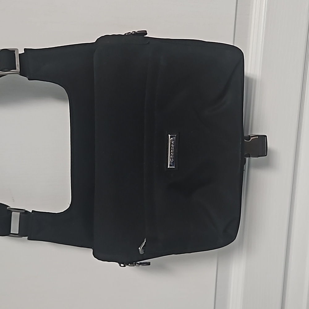 Chenson Black Crossbody Bag - Secure Metal Buckle Closure Travel Bag